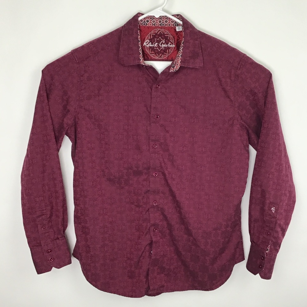 Robert Graham mens long sleeve button up shirt XL